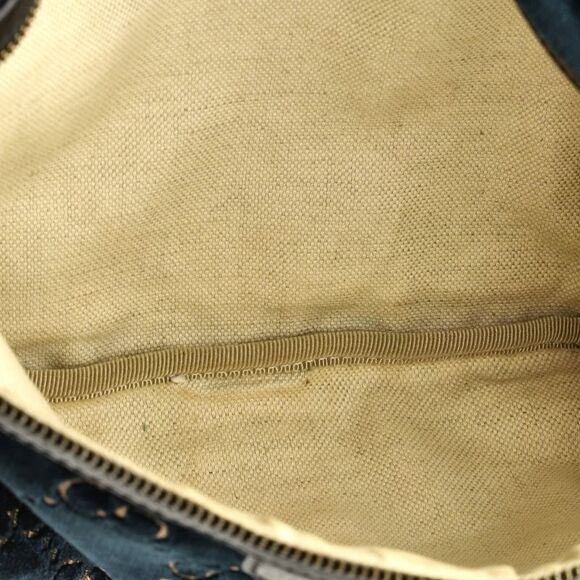 Gucci Ophidia Zip Belt Bag GG Velvet Blue - Picture 5 of 6